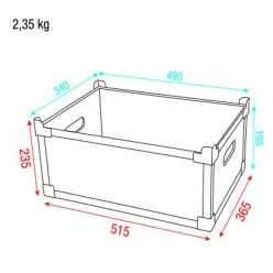 Showgear D7002 Stack case Value Line